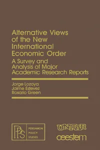 Alternative Views of the New International Economic Order_cover