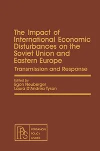 The Impact of International Economic Disturbances on the Soviet Union and Eastern Europe_cover