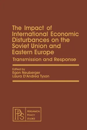 The Impact of International Economic Disturbances on the Soviet Union and Eastern Europe