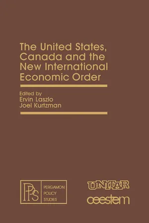 The United States, Canada and the New International Economic Order