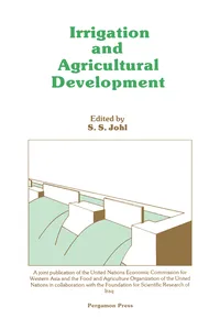 Irrigation and Agricultural Development_cover