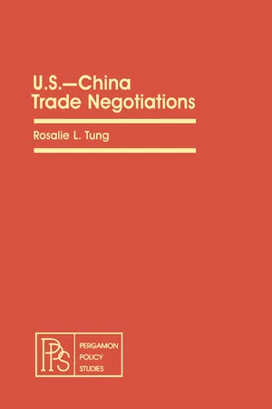 U.S.—China Trade Negotiations