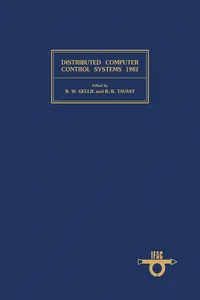 Distributed Computer Control Systems 1982_cover