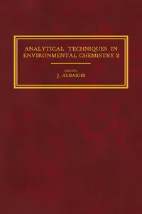 Analytical Techniques in Environmental Chemistry 2_cover