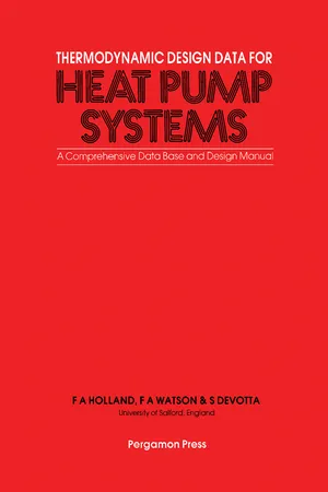 Thermodynamic Design Data for Heat Pump Systems