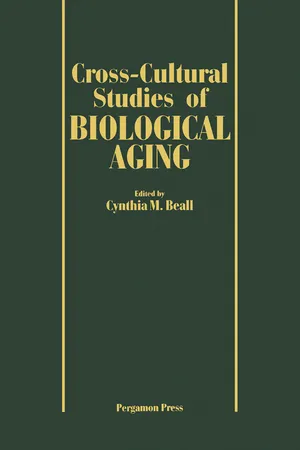 Cross-Cultural Studies of Biological Aging