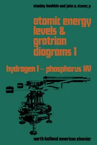 Atomic Energy Levels and Grotrian Diagrams_cover