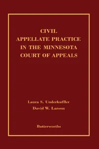 Civil Appellate Practice in the Minnesota Court of Appeals_cover