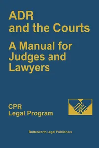 ADR and the Courts_cover