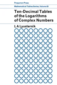 Ten-Decimal Tables of the Logarithms of Complex Numbers and for the Transformation from Cartesian to Polar Coordinates_cover