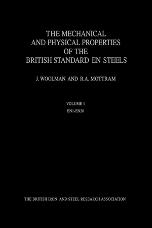 The Mechanical and Physical Properties of the British Standard En Steels (B.S. 970 - 1955)