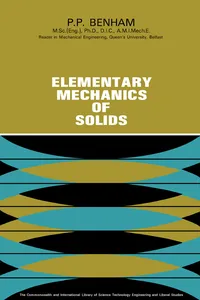 Elementary Mechanics of Solids_cover