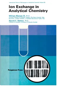 Ion Exchange in Analytical Chemistry_cover