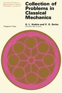 Collection of Problems in Classical Mechanics_cover