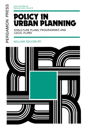 Policy in Urban Planning