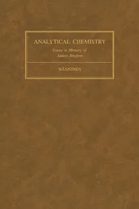 Essays on Analytical Chemistry_cover