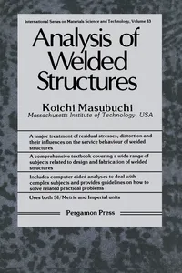 Analysis of Welded Structures_cover