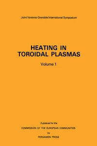 Heating in Toroidal Plasmas_cover