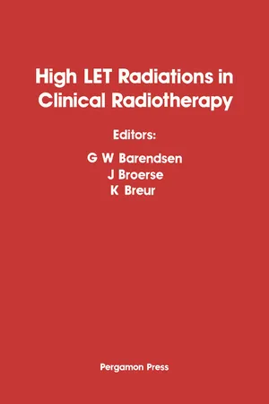 High-LET Radiations in Clinical Radiotherapy