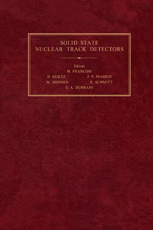 Solid State Nuclear Track Detectors