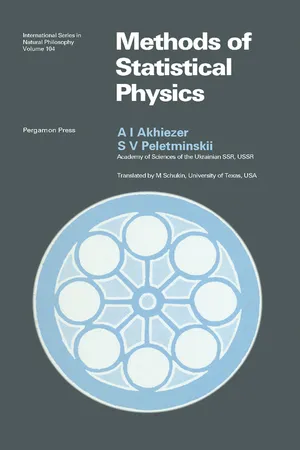 Methods of Statistical Physics