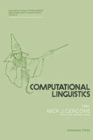 Computational Linguistics