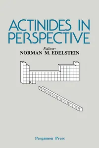 Actinides in Perspective_cover