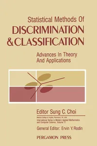 Statistical Methods of Discrimination and Classification_cover