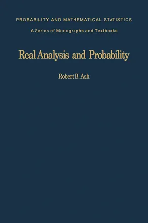 Real Analysis and Probability