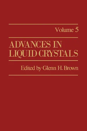 Advances in Liquid Crystals