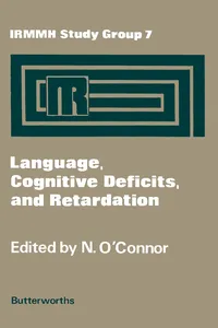 Language, Cognitive Deficits, and Retardation_cover