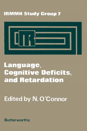 Language, Cognitive Deficits, and Retardation