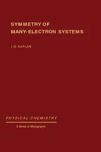 Symmetry of Many-Electron Systems_cover