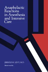 Anaphylactic Reactions in Anesthesia and Intensive Care_cover