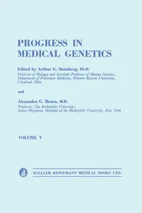 Progress in Medical Genetics_cover