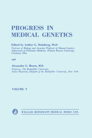 Progress in Medical Genetics