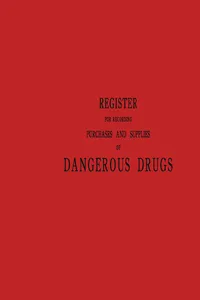 Register for Recording Purchases and Supplies of Dangerous Drugs_cover