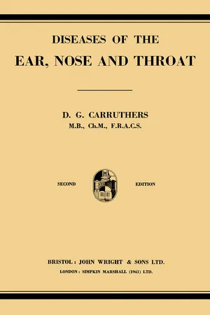 Diseases of the Ear, Nose, and Throat