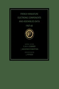 French Miniature Electronic Components and Assemblies Data 1967-68_cover