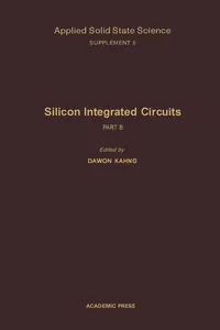 Silicon Integrated Circuits_cover