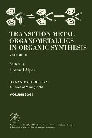 Transition Metal Organometallics in Organic Synthesis