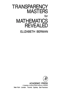 Transparency Masters for Mathematics Revealed_cover