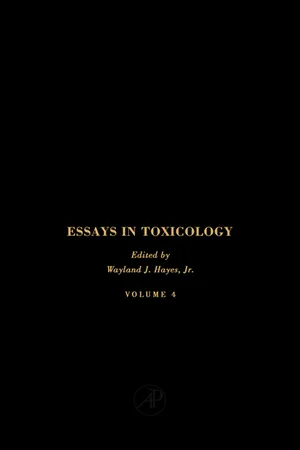 Essays in Toxicology