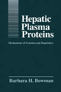 Hepatic Plasma Proteins_cover