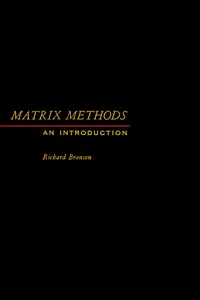 Matrix Methods_cover