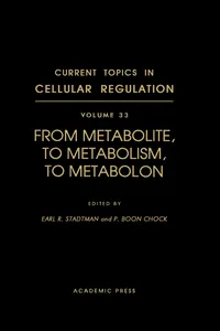 From Metabolite, to Metabolism, to Metabolon_cover