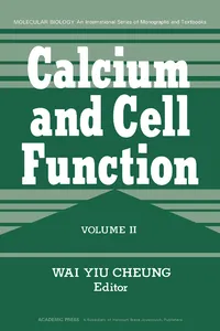 Calcium and Cell Function_cover