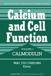 Calcium and Cell Function_cover