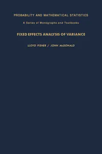 Fixed Effects Analysis of Variance_cover