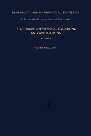 Stochastic Differential Equations and Applications